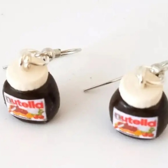 Nutella Resin Earrings - Picture 4 of 5